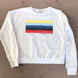 Forever 21 Sunset Blvd California Crewneck Sweater